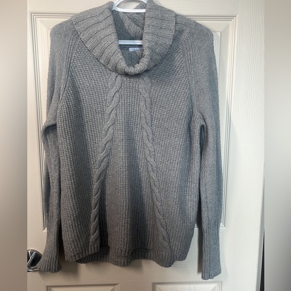 Grey Cowl Neck Sweater - Picture 1 of 5